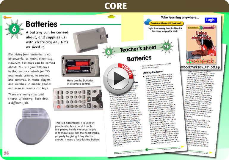 Curriculum Visions teacher using electricity resource