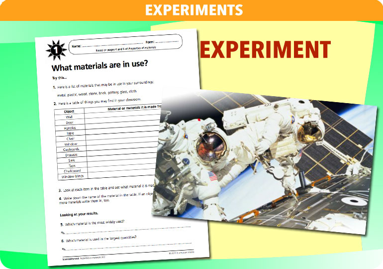 Curriculum Visions teacher properties of materials resource