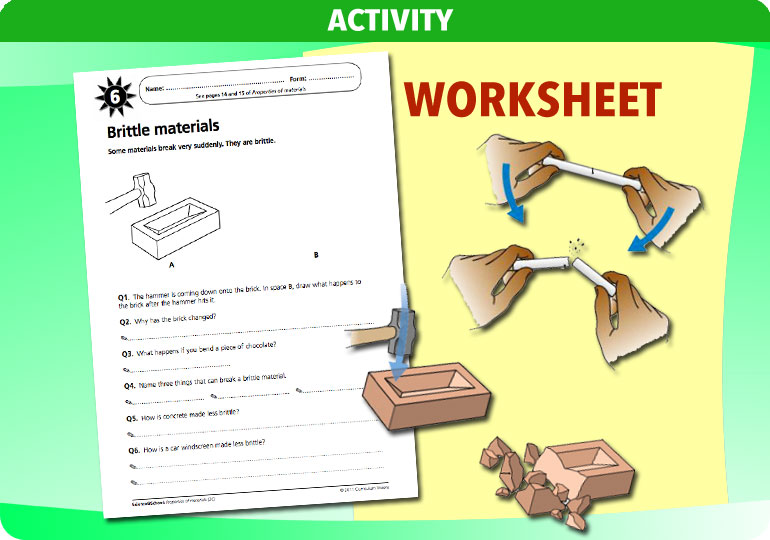 Curriculum Visions teacher properties of materials resource