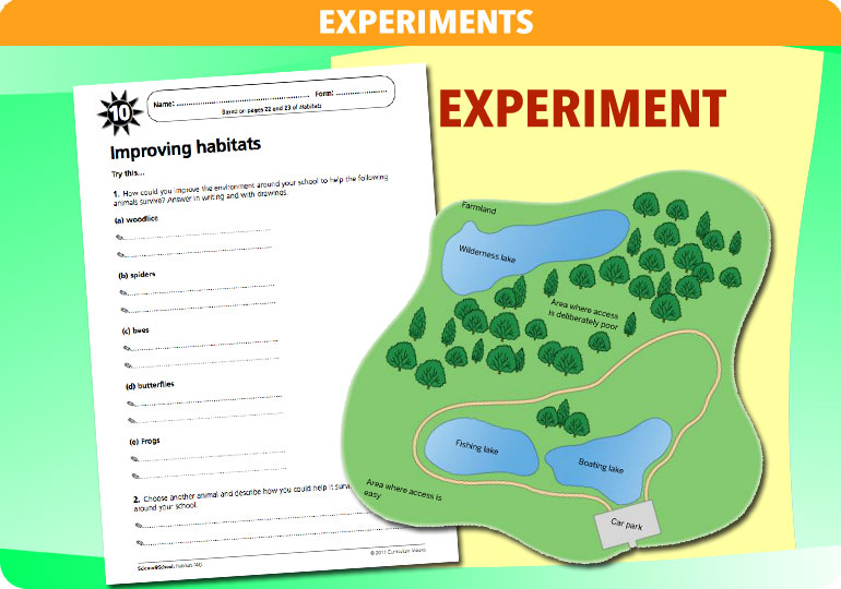 Curriculum Visions teacher habitats resource