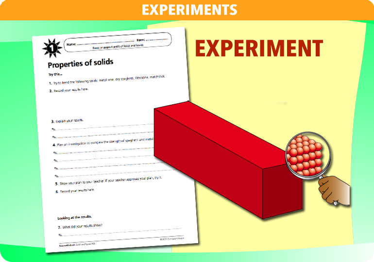 Curriculum Visions teacher solids and liquids resource