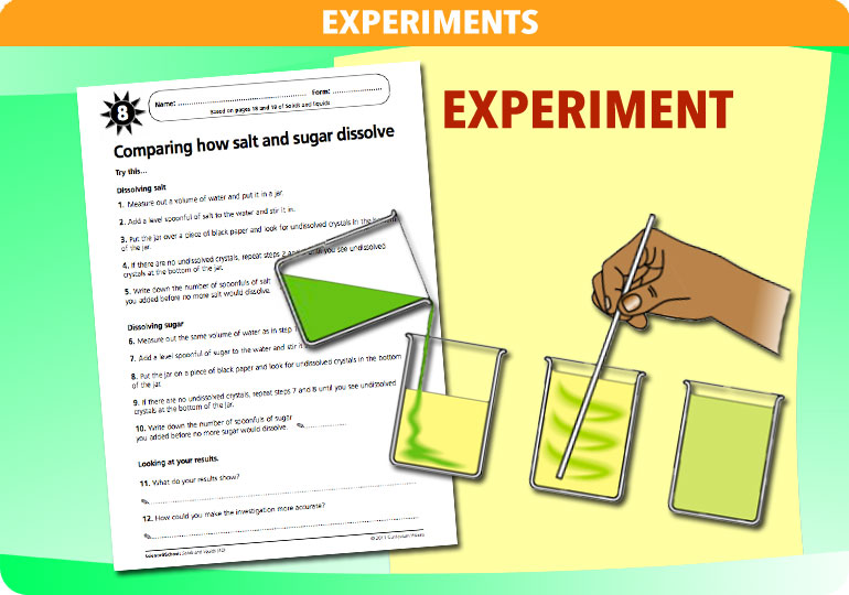 Curriculum Visions teacher solids and liquids resource