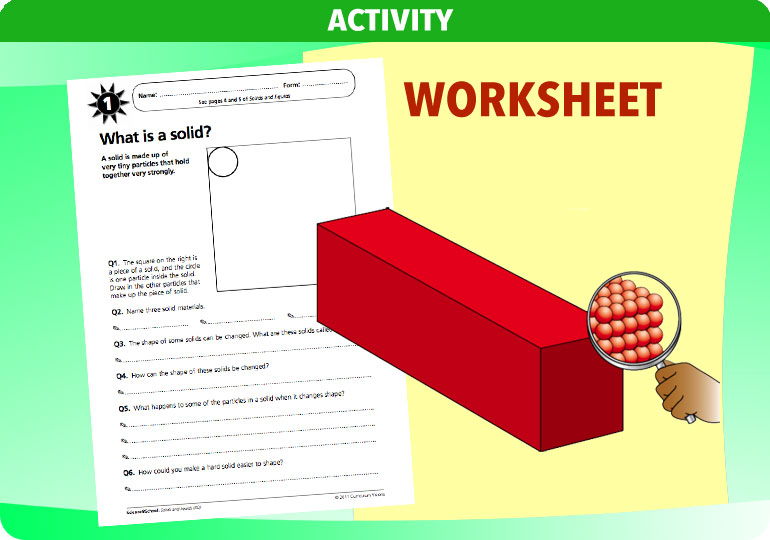 Curriculum Visions teacher solids and liquids resource