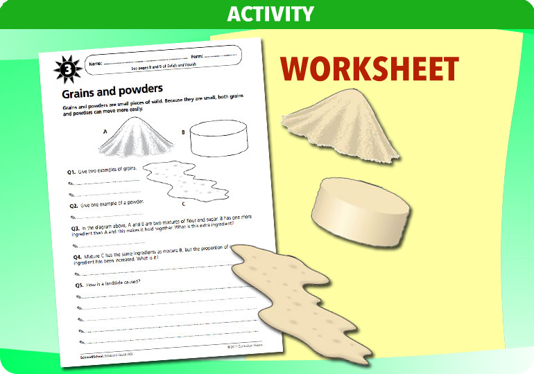 Curriculum Visions teacher solids and liquids resource