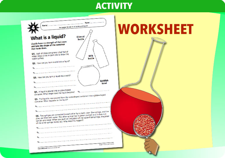 Curriculum Visions teacher solids and liquids resource