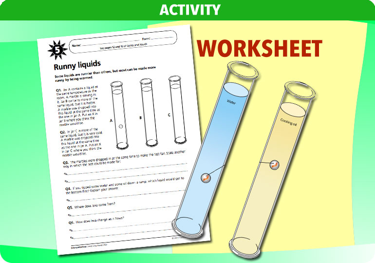 Curriculum Visions teacher solids and liquids resource