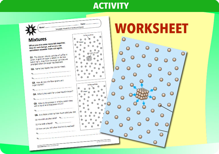 Curriculum Visions teacher solids and liquids resource