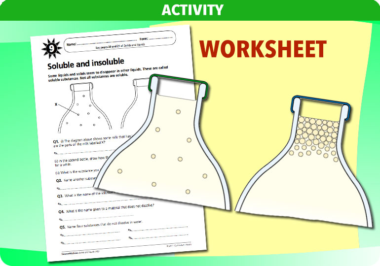 Curriculum Visions teacher solids and liquids resource