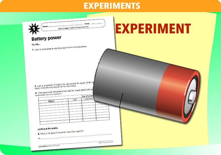 Curriculum Visions teacher simple electricity resource