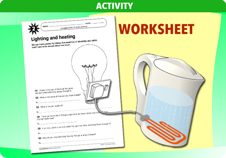 Curriculum Visions teacher simple electricity resource