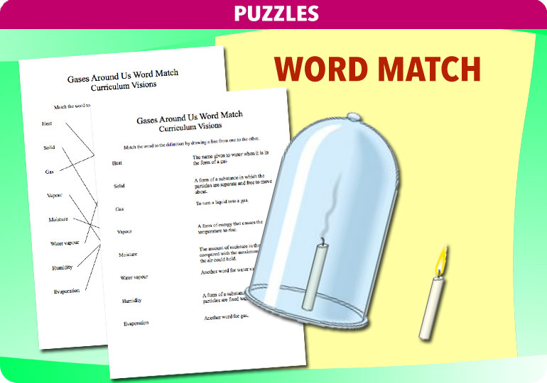 Curriculum Visions teacher gases around us resource